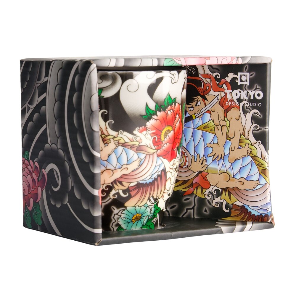 Yakuza Carp kop, mønstret - 380 ml